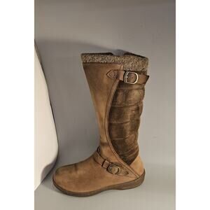 TEVA NOPAL WATERPROOF WOMEN TALL BOOTS LEATHER BROWN US 5.5 Eur 36.5 Winter/Ski